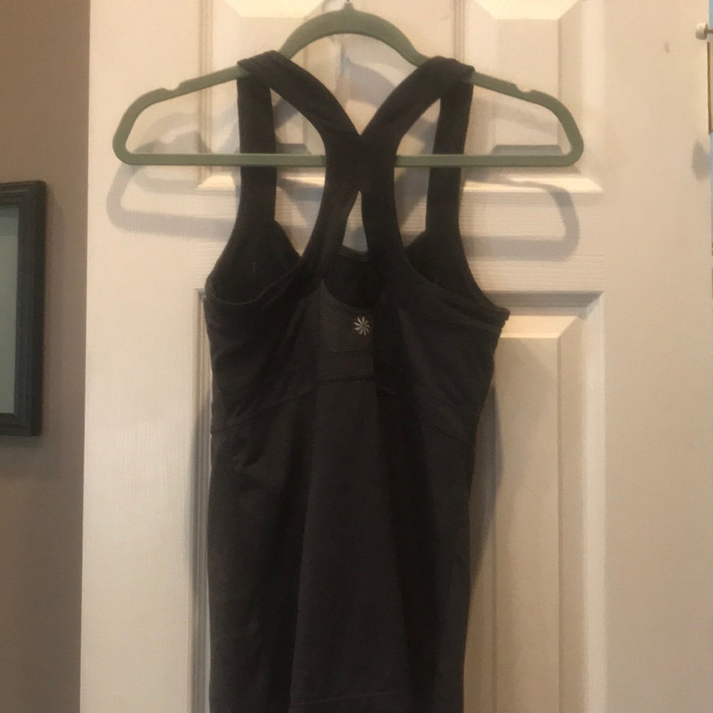 Athleta Medium Ruched workout Top - Picture 3 of 4
